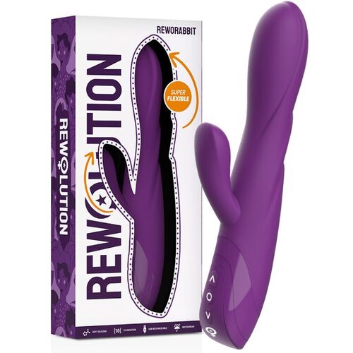 REWOLUTION - REWORABBIT VIBRADOR FLEXIBLE CON RABBIT