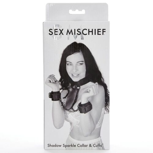 SEX & MICHIEF - COLLAR CON ESPOSAS  SHADOW SPARKLE