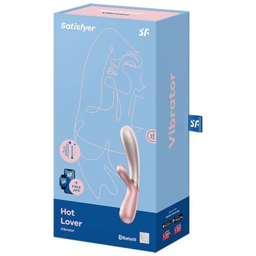 SATISFYER HOT LOVER VIBRADOR  ROSA-BEIGE