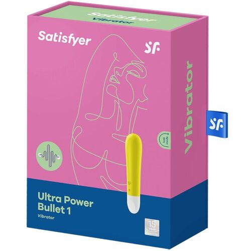 SATISFYER ULTRA POWER BULLET 1 BALA VIBRADORA AMARILLA