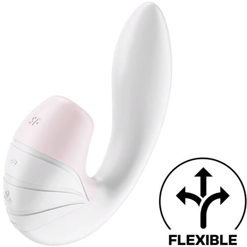 SATISFYER SUPERNOVA ESTIMULADOR Y VIBRADOR - BLANCO