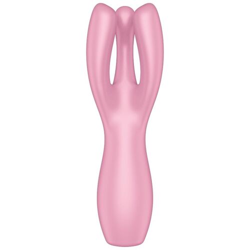 SATISFYER THREESOME 3 VIBRADOR - ROSA