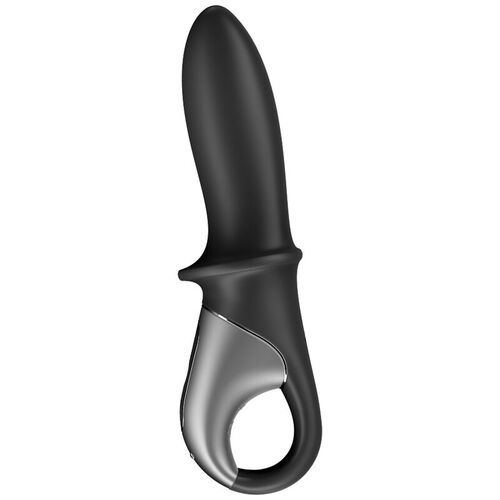 SATISFYER HOT PASSION VIBRADOR ANAL APP - NEGRO