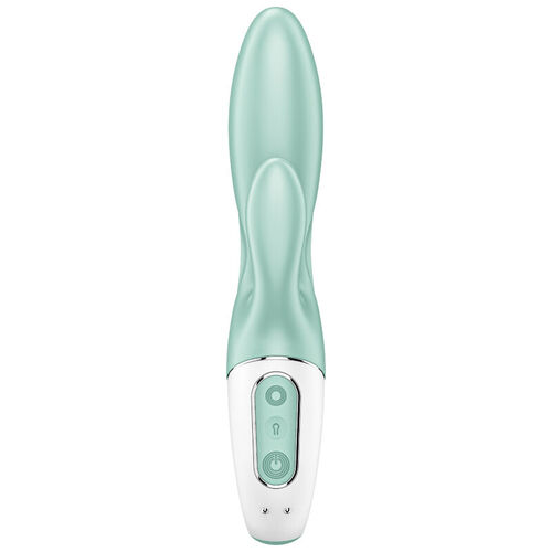 SATISFYER AIR PUMP BUNNY 5+ VIBRADOR RABBIT INFLABLE - VERDE