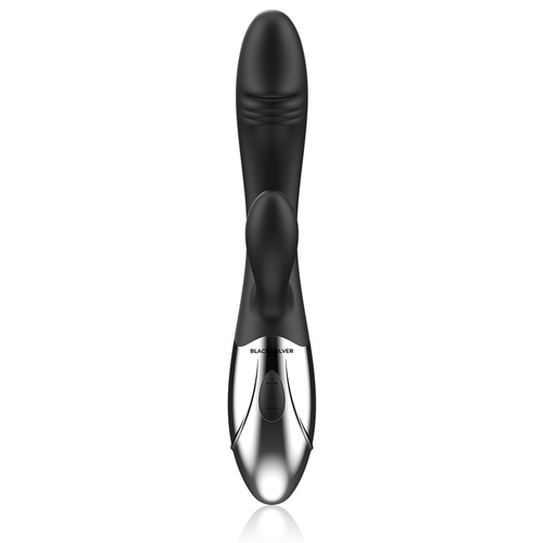 BLACK&SILVER - KALEB VIBRADOR RABBIT SILICON MILTI FUNCION