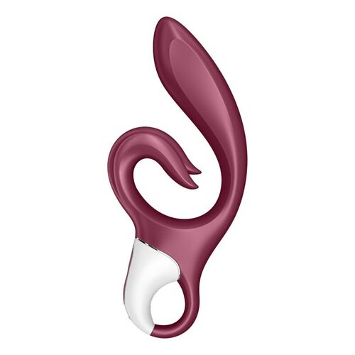 SATISFYER - LOVE ME VIBRADOR RABBIT ROJO