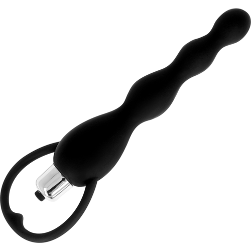 OHMAMA - ESTIMULADOR ANAL CON VIBRACION NEGRO