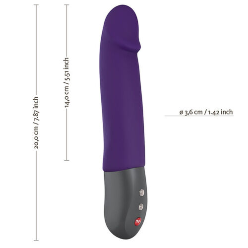 FUN FACTORY - STRONIC REAL VIBRADOR PULSATOR II DARK VIOLET