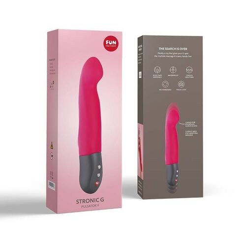 FUN FACTORY - STRONIC G VIBRADOR  PULSATOR II PINK