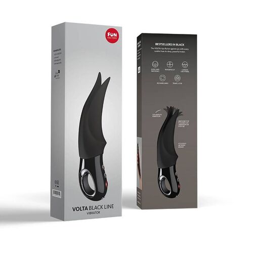 FUN FACTORY - VOLTA CLITORAL VIBRADOR NEGRO LINE