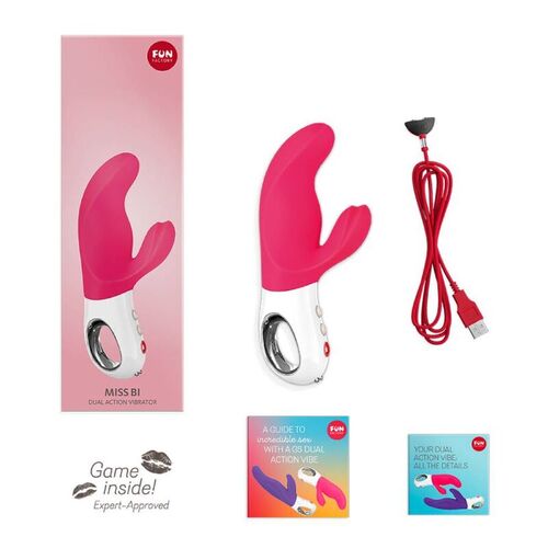 FUN FACTORY - MISS BI DUAL VIBRADOR ROSA / BLANCO