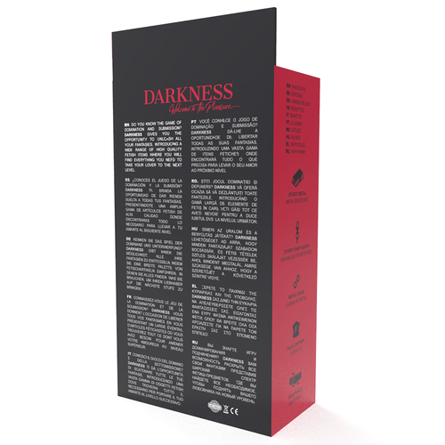 DARKNESS - ESPOSAS CUERO TOBILLOS AJUSTABLES NEGRO