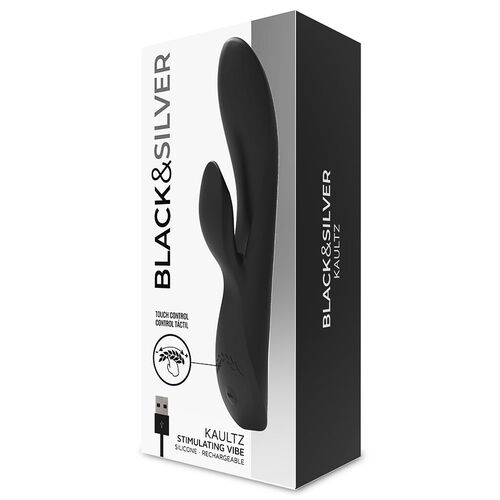 BLACK&SILVER - KAULTZ VIBRADOR CONTROL TOUCH