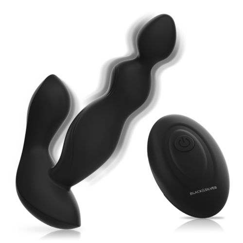 BLACK&SILVER - CORA PLUG PROSTATICO SILICONA CONTROL REMOTO