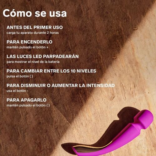 LELO - MASAJEADOR SMART MEDIUM WAND 2 VERDE AGUA