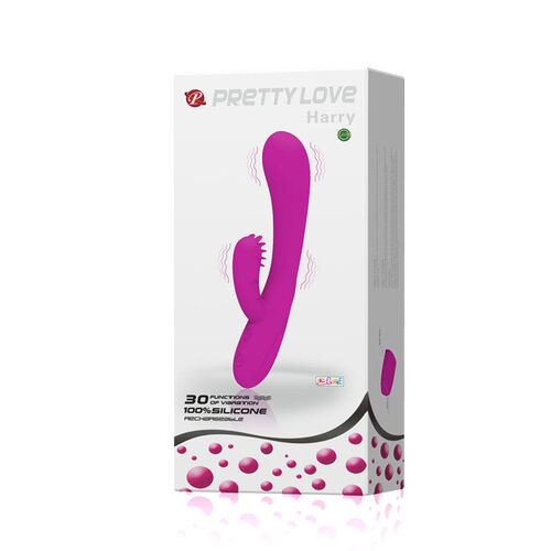 PRETTY LOVE SMART VIBRADOR RECARGABLE CON RABBIT - HARRY