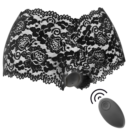 BLACK&SILVER ZARA ESTIMULADOR CONTROL REMOTO CON PANTY