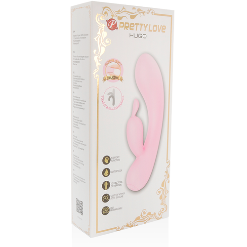 PRETTY LOVE SMART HUGO VIBRADOR RABBIT CON OREJITAS