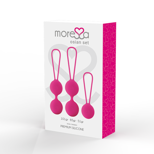 MORESSA OSIAN SET PREMIUM SILICONA ROSA