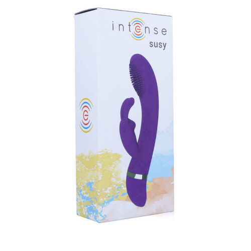 INTENSE SUSY VIBRADOR OSCILANTE SILICON RABBIT LILA