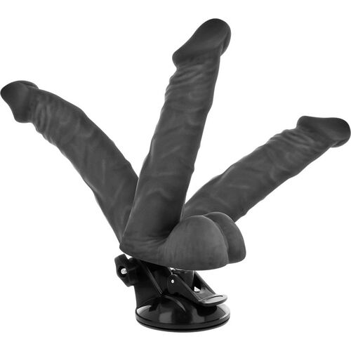 BASECOCK - VIBRADOR ARTICULABLE CONTROL REMOTO NEGRO 20 CM -O- 4.5 CM