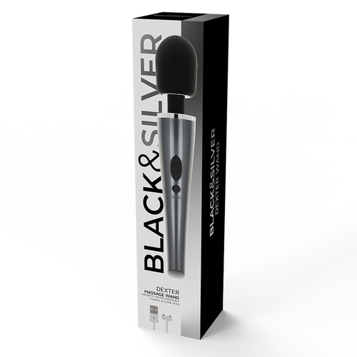 BLACK&SILVER DEXTER MASSAGE WAND